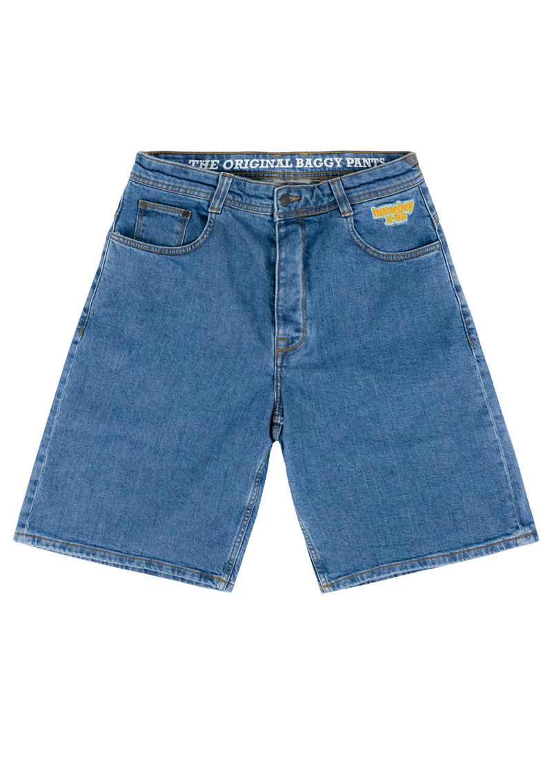 Home Boy x-tra Baggy shorts washed blue