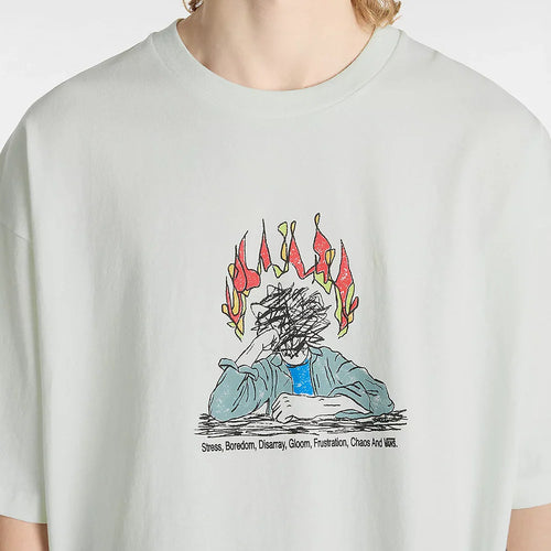 VANS T-shirt skate thinking white