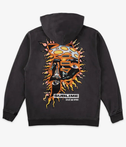 Primitive Sublime Hoodie Dirty P sun black