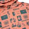 Primitive Sublime Hoodie Mosaic Hw orange