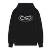 Logo Atom Zip Hoodie Black