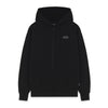 Logo Atom Zip Hoodie Black