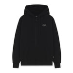 Logo Atom Zip Hoodie Black