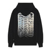 Ribs Liquid Hoodie Black