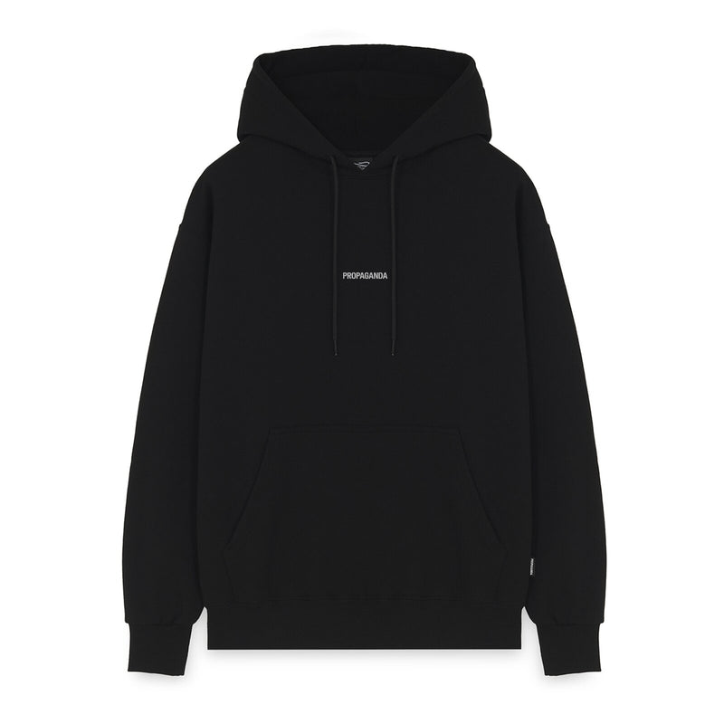 Ribs Liquid Hoodie Black