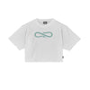 Logo Woman Cropped Tee White