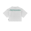 Logo Woman Cropped Tee White