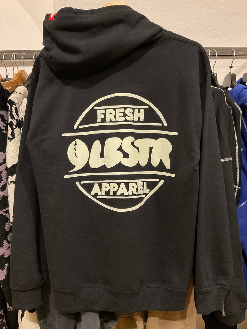 Lobster Zip Hoodie Black Fresh Apparel