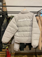 Wasted Pulse Puffer Jacket Silver