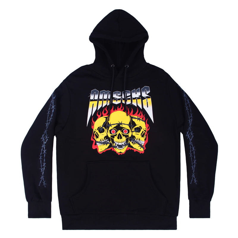 american socks Hoodie black