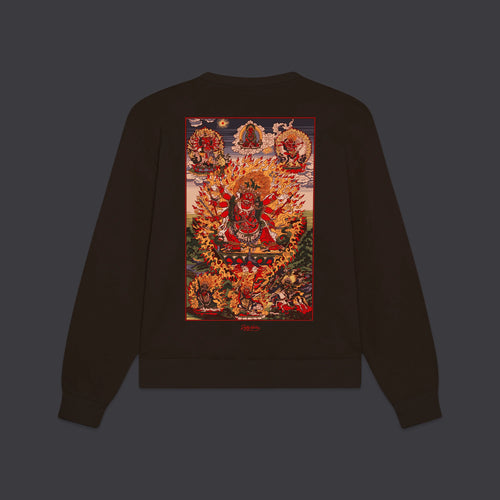 Dolly Noire Hayagriva crewneck brown
