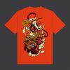 Dolly Noire Hanuman Tee Bright Red orange