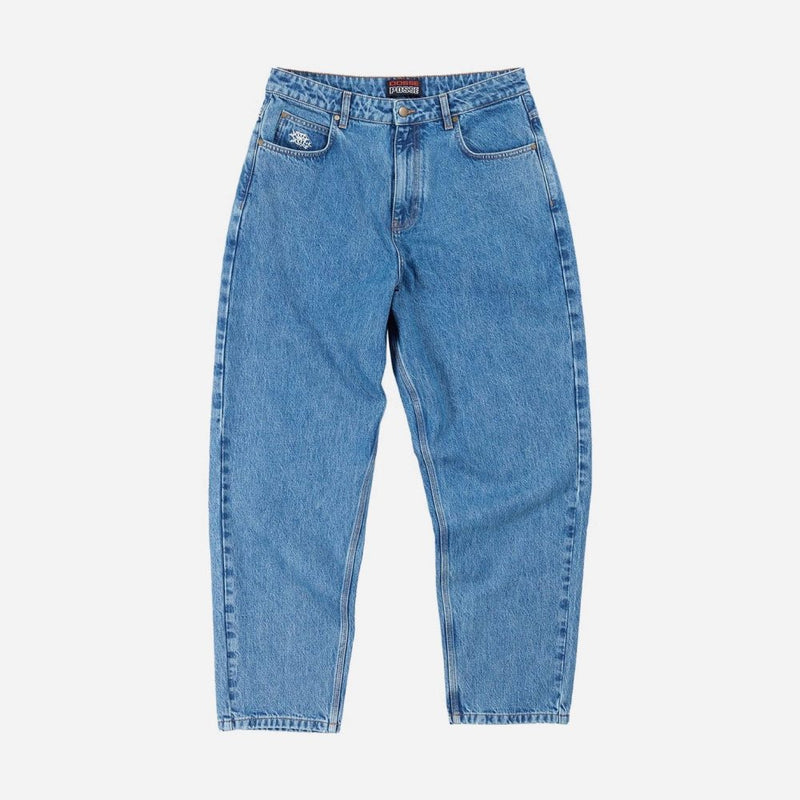 3 Heads Skate Pant Mid Blue Stone