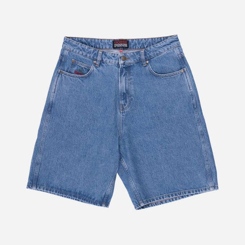 Dosse Posse Rasta dot skate short mid blue stone