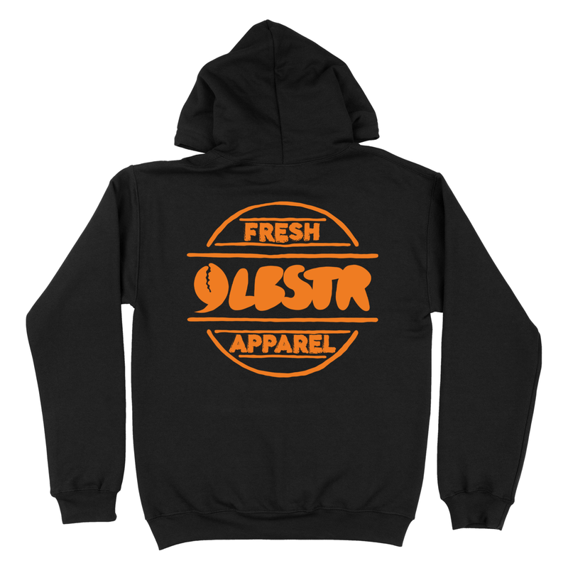 Lobster logo fresh apparell hoodie black