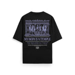 Vertere Berlin T-shirt my body is temple black