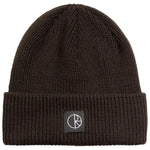 Polar Beanie double fold merino brown