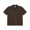 Serge Polo Shirt | Boucle - Brass / Black