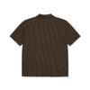 Serge Polo Shirt | Boucle - Brass / Black