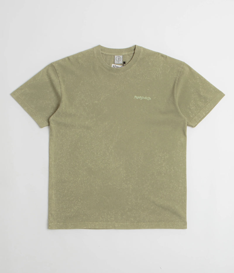Polar Acid Tee Surf Logo light green