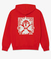 Polar Dave Hoodie skate club red