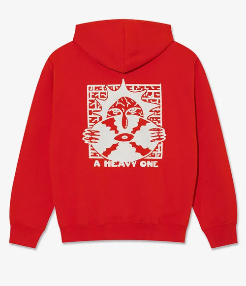 Polar Dave Hoodie skate club red