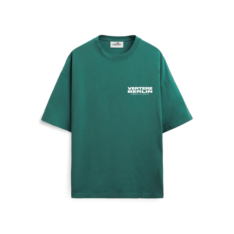 Vertere Berlin T-shirt studio logo green