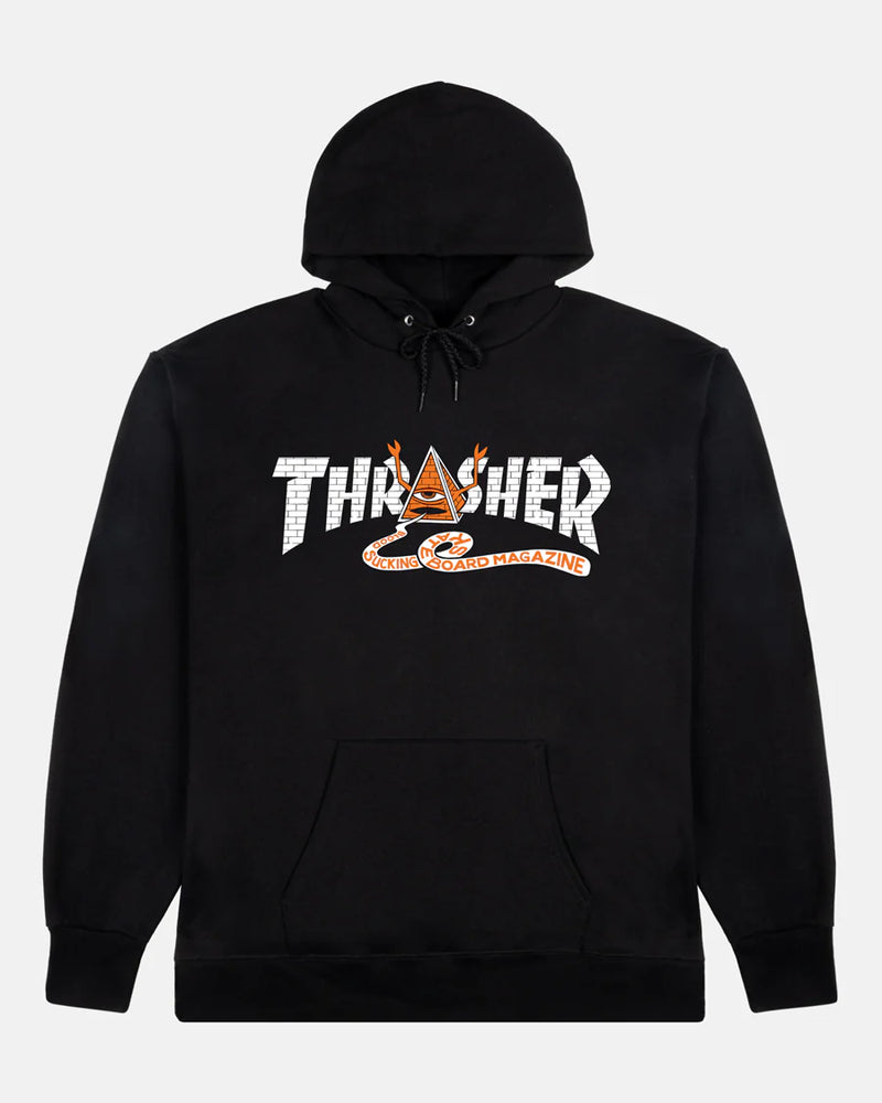 TRASHER X TOY MACHINE PYRAMID HOOD
