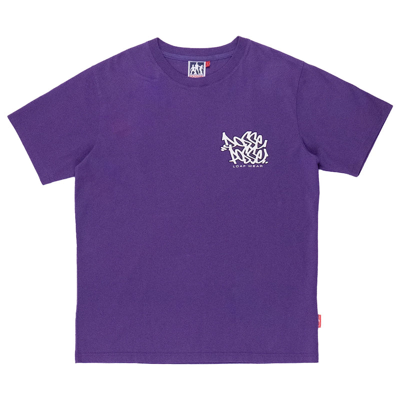 Dosse Posse Loafin' tag t-shirt grape