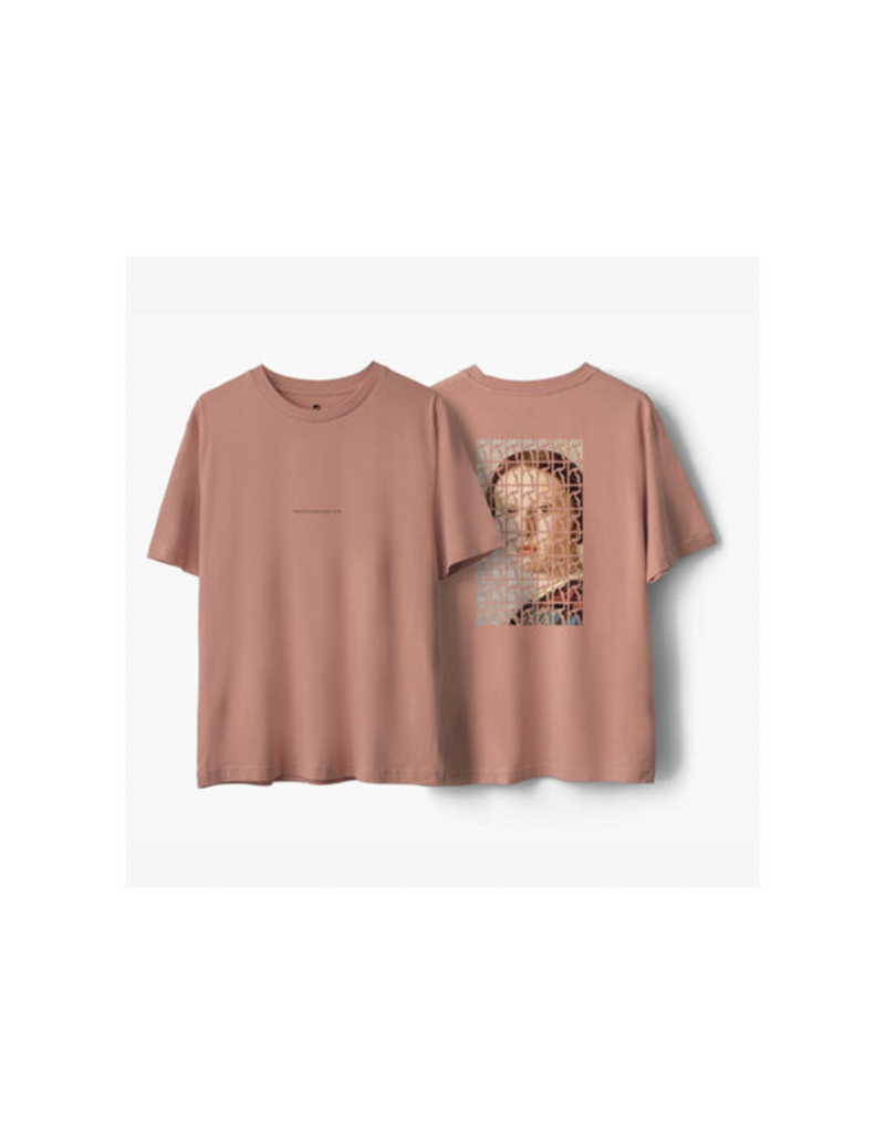 Poetic Collective Logo Repeat Painting T-Shirt Clay