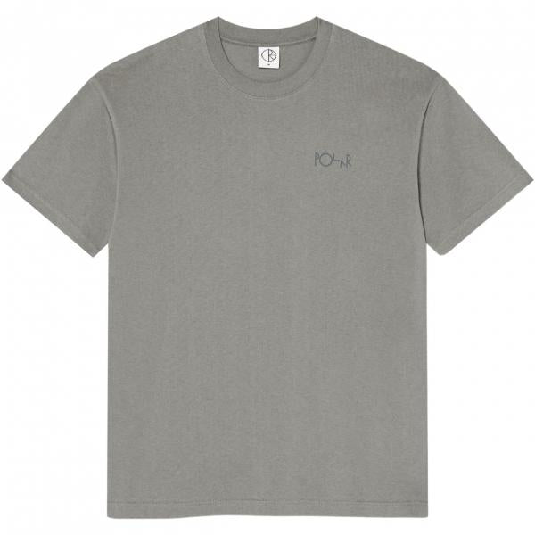 Polar Contrast Tee stroke logo Grey