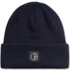 Polar Beanie double fold merino navy