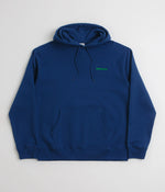 Polar Dave Hoodie surf logo deep royal blue