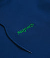 Polar Dave Hoodie surf logo deep royal blue