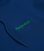 Polar Dave Hoodie surf logo deep royal blue