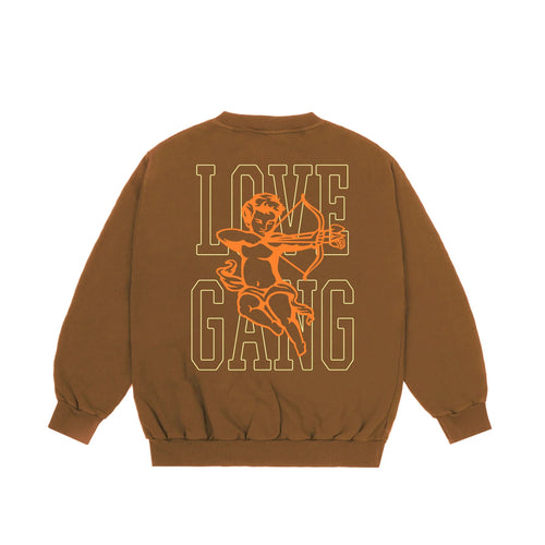 Lovegang Sweater putus crewneck tobacco
