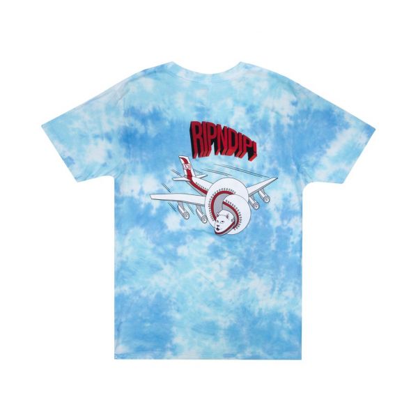 Ripndip - Flying High T-Shirt (Blue Tie Dye)