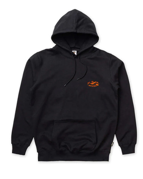 the dudes tastes hoodie black