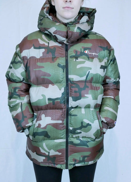 concreteshop champion puffer camo jacket 1