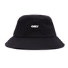 concreteshop obey bold twill bucket hat black