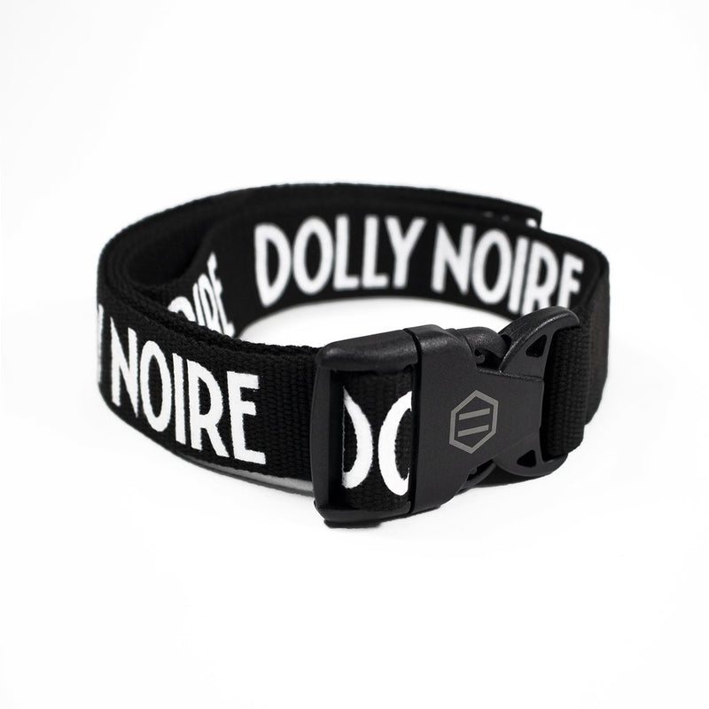 DOLLY NOIRE STRIPLE LOGO BELT