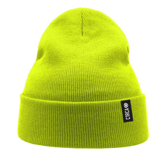 C1RCA LABEL WIND BEANIE YELLOW FLUO