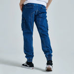 DOLLY NOIRE CARGO PANTS LONG 903 DENIM LIGHT