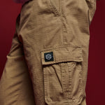 DOLLY NOIRE COTTON RIPSTOP CARGO PANTS BEIGE