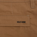 DOLLY NOIRE COTTON RIPSTOP CARGO PANTS BEIGE