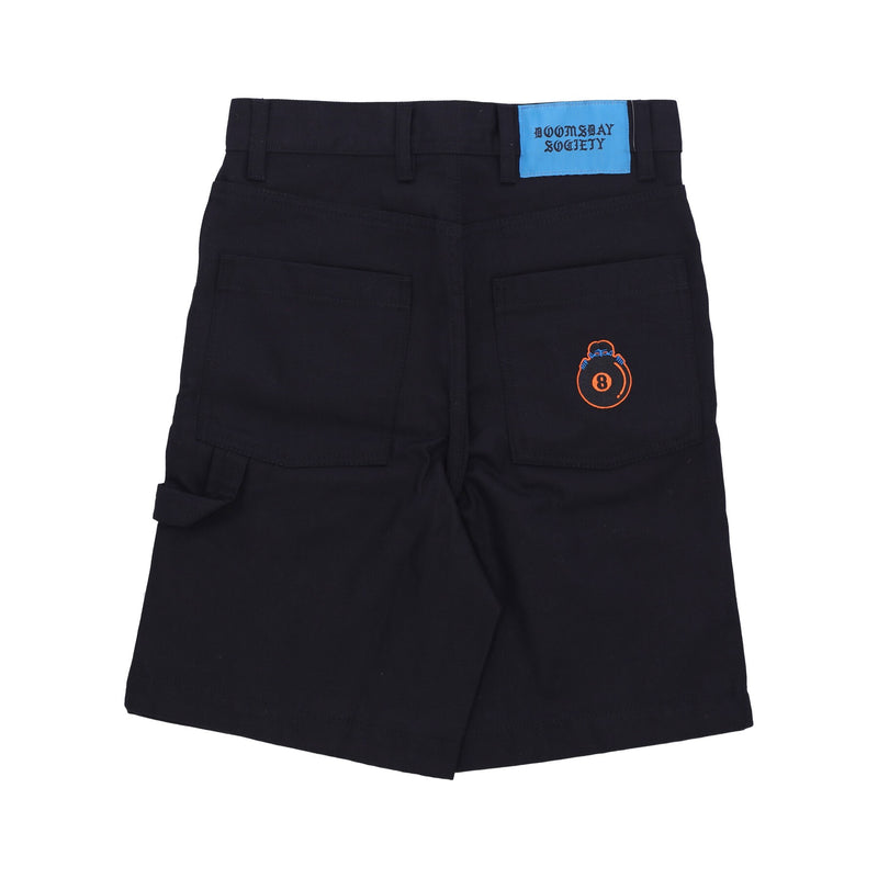 DOOMSDAY SOCIETY EIGHT BALL SHORTS BLACK