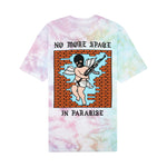 DOOMSDAY SOCIETY NO MORE SPACE T SHIRT TIE DYE PINK